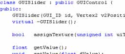 GUI Slider Class